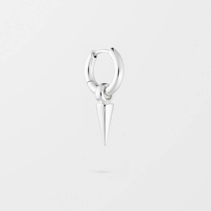 Juno Single Hoop Silver in the group Earrings / Silver Earrings at SCANDINAVIAN JEWELRY DESIGN (ES1245)