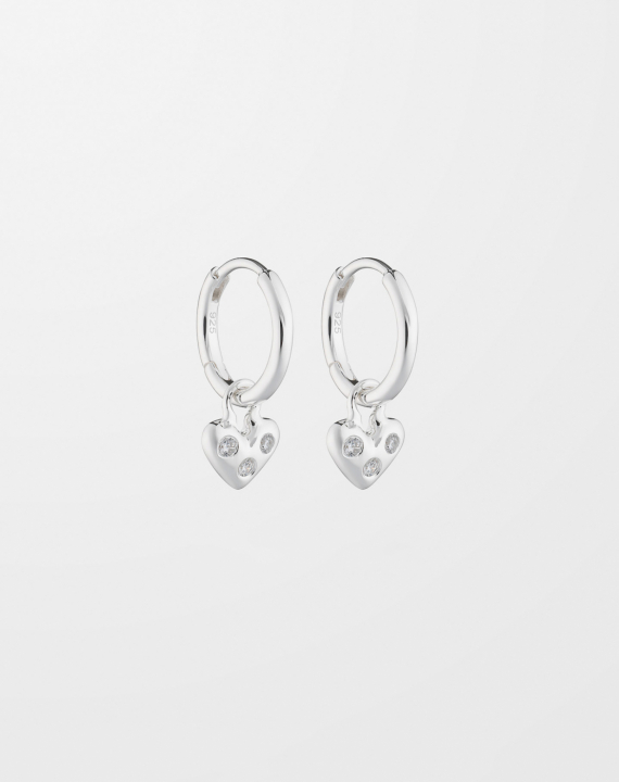Forever Hoops Silver in the group Earrings / Silver Earrings at SCANDINAVIAN JEWELRY DESIGN (ES1248)