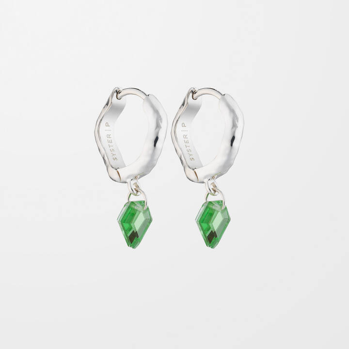 Diamona Earring Silver in the group Earrings / Silver Earrings at SCANDINAVIAN JEWELRY DESIGN (ES1249GQ)