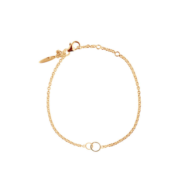 Les Amis drop Bracelets Gold in the group Bracelets / Gold Bracelets at SCANDINAVIAN JEWELRY DESIGN (LAS-B10182-G)