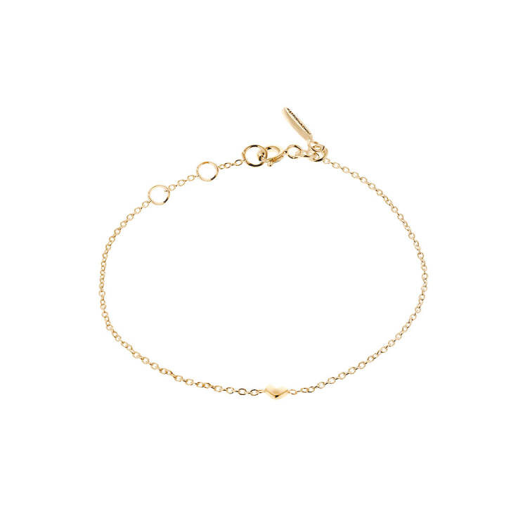 Loving Heart drop Bracelets Gold in the group Bracelets / Gold Bracelets at SCANDINAVIAN JEWELRY DESIGN (LHT-B10000-G)