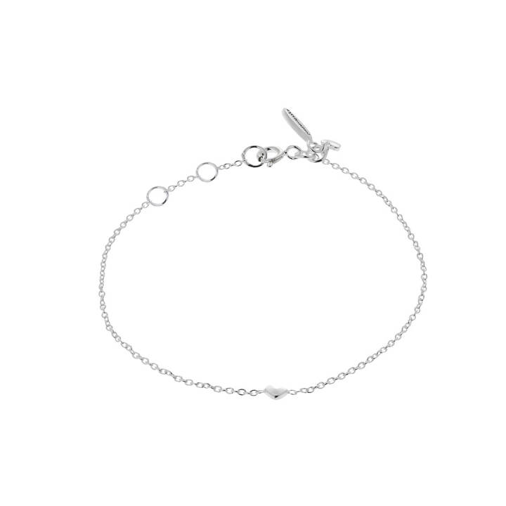 Loving Heart drop Bracelets silver in the group Bracelets / Silver Bracelets at SCANDINAVIAN JEWELRY DESIGN (LHT-B10000-S)