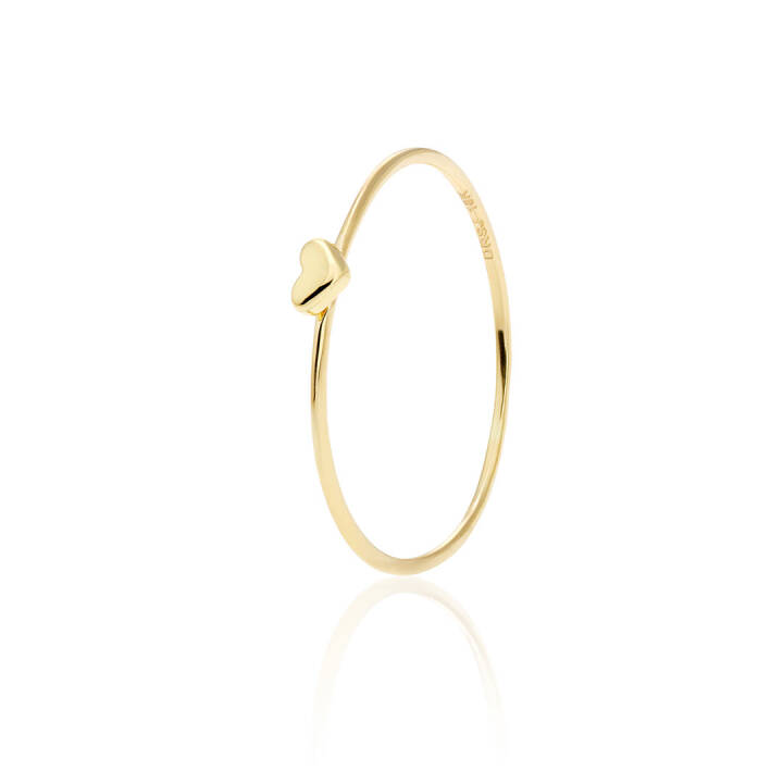 Loving Heart drop ring Gold in the group Rings / Gold Rings at SCANDINAVIAN JEWELRY DESIGN (LHT-R10-G)