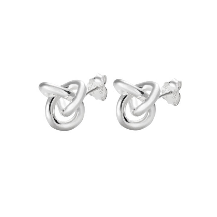Le knot Earring silver in the group Earrings / Silver Earrings at SCANDINAVIAN JEWELRY DESIGN (LKT-E1M000-S)