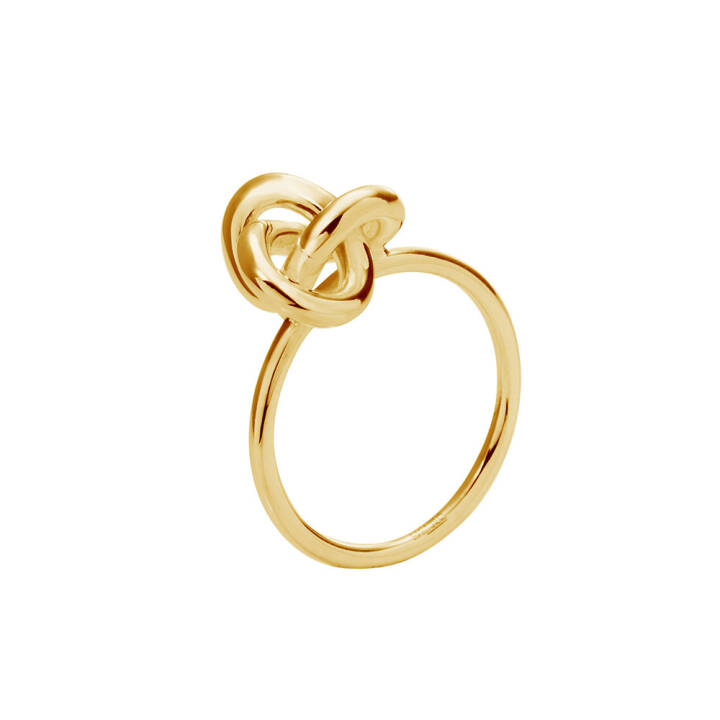 Le knot ring Gold in the group Rings / Gold Rings at SCANDINAVIAN JEWELRY DESIGN (LKT-R20-G)