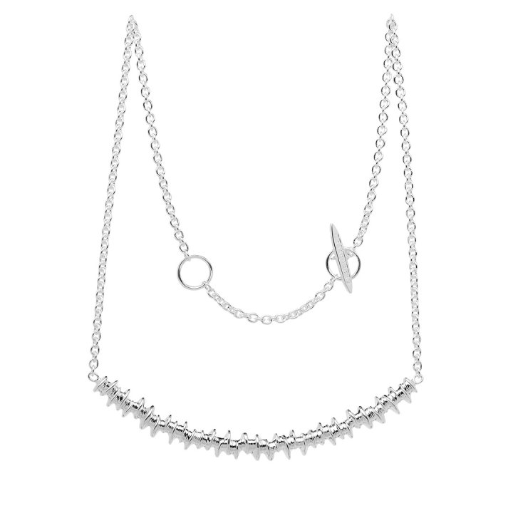 Les Roches grande necklace silver in the group Necklaces / Silver Necklaces at SCANDINAVIAN JEWELRY DESIGN (LRS-N1M503-S)