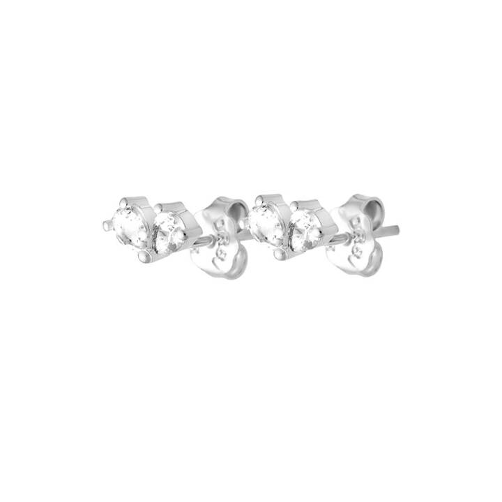 Love Heart Earring silver in the group Earrings / Silver Earrings at SCANDINAVIAN JEWELRY DESIGN (LVE-E13000-S)