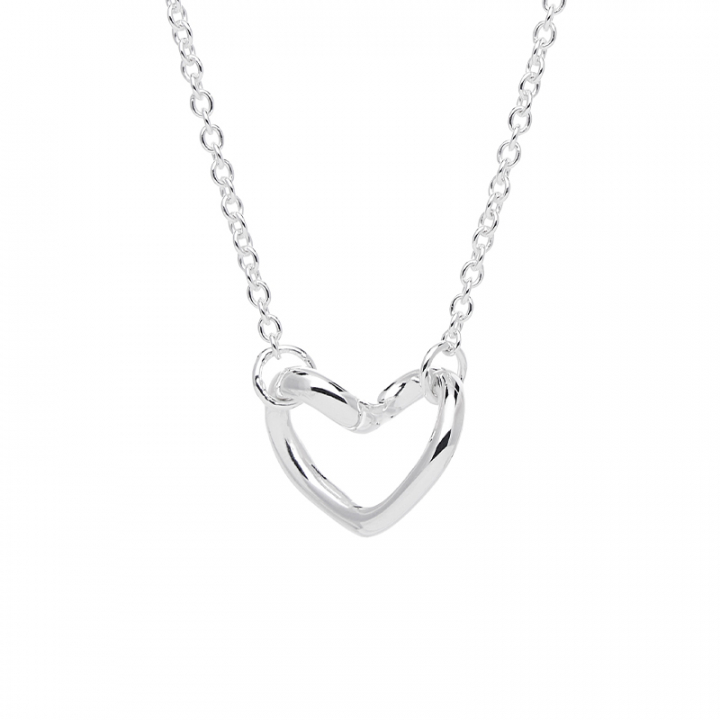 Love Vibe Necklace Silver in the group Necklaces / Silver Necklaces at SCANDINAVIAN JEWELRY DESIGN (LVE-N14M452-S)