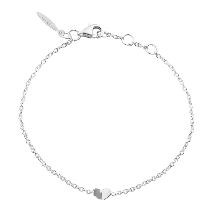 Mi Amor brace silver in the group Bracelets / Silver Bracelets at SCANDINAVIAN JEWELRY DESIGN (MAR-B1M181-S)