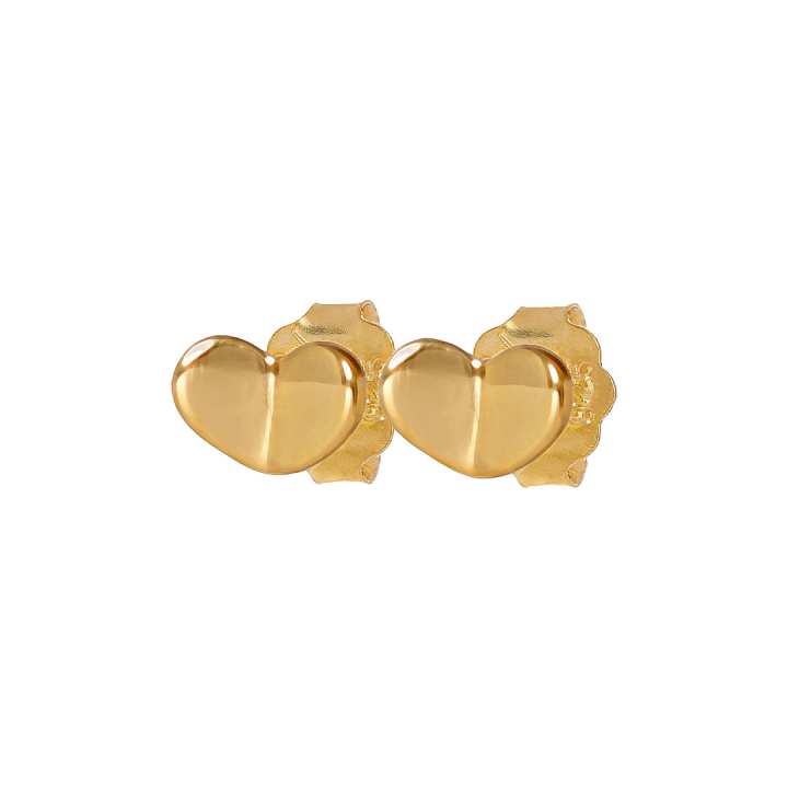 Mi Amor studs 18k in the group Earrings / Gold Earrings at SCANDINAVIAN JEWELRY DESIGN (MAR-E1M000-G)