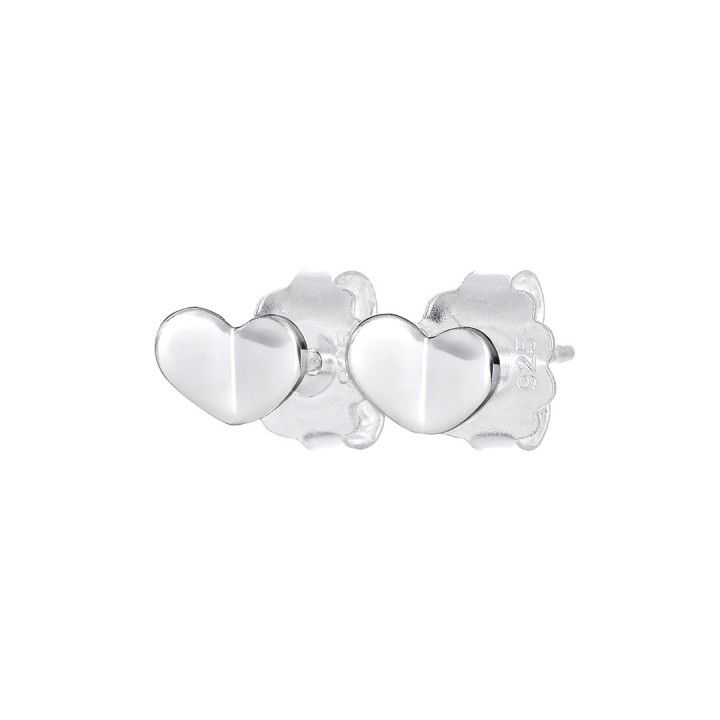 Mi Amor studs Silver in the group Earrings / Silver Earrings at SCANDINAVIAN JEWELRY DESIGN (MAR-E1M000-S)