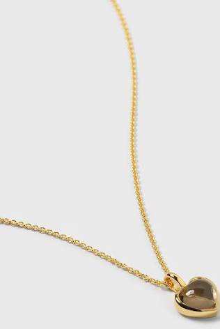 La La Love Necklace Gold in the group Necklaces / Gold Necklaces at SCANDINAVIAN JEWELRY DESIGN (NG1368SQ)