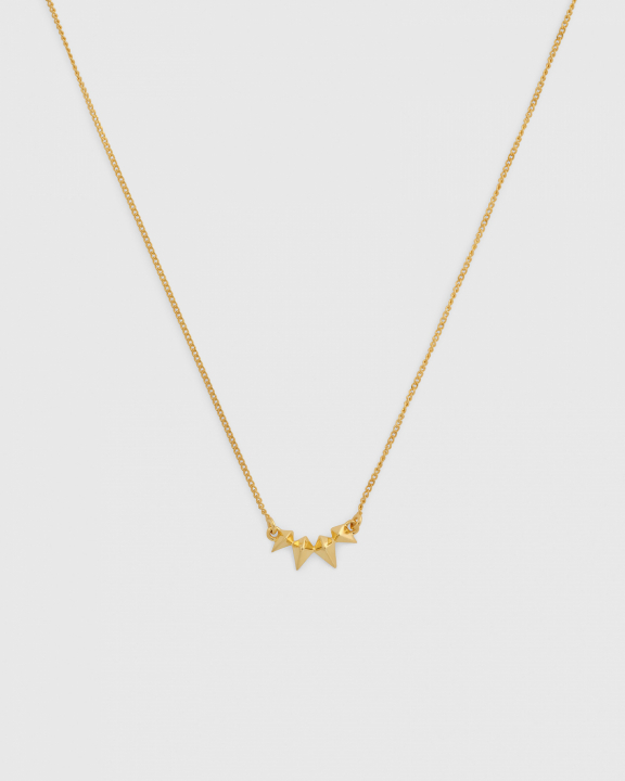 Uma Spike Necklaces Gold in the group Necklaces / Gold Necklaces at SCANDINAVIAN JEWELRY DESIGN (NG1385)