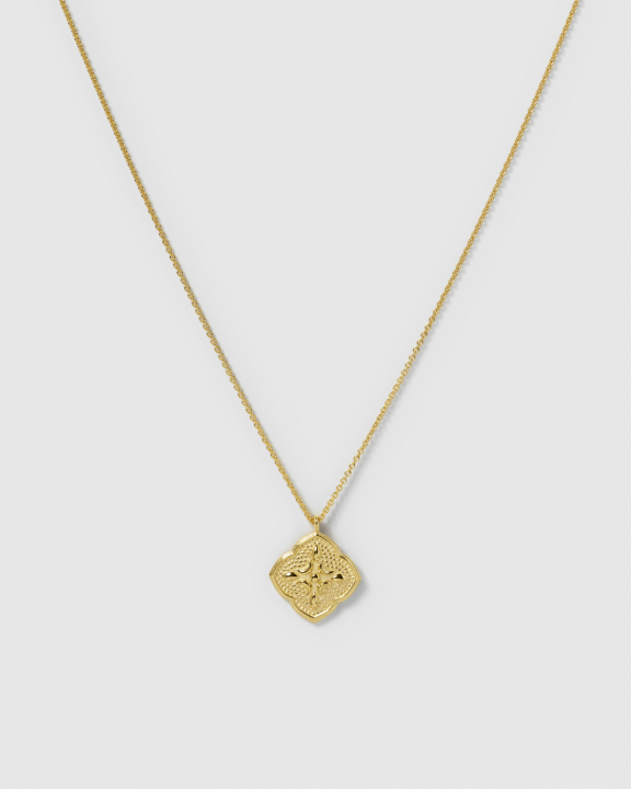 Luna Necklace Gold in the group Necklaces / Gold Necklaces at SCANDINAVIAN JEWELRY DESIGN (NG1415)
