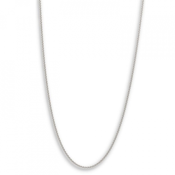 SilverNecklace Flätat 50+5cm in the group Necklaces / Silver Necklaces at SCANDINAVIAN JEWELRY DESIGN (NN29018)