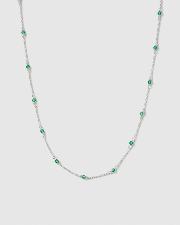 Santa Monica Necklace Silver in the group Necklaces / Silver Necklaces at SCANDINAVIAN JEWELRY DESIGN (NS1351GO)