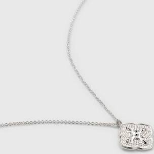 Luna Necklace Silver in the group Necklaces / Silver Necklaces at SCANDINAVIAN JEWELRY DESIGN (NS1415)