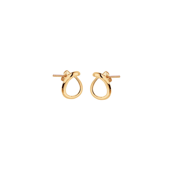 Ocean drop Earring Gold in the group Earrings / Gold Earrings at SCANDINAVIAN JEWELRY DESIGN (OAN-E10000-G)