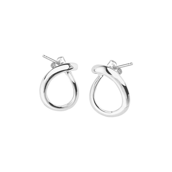 Ocean small Earring silver in the group Earrings / Silver Earrings at SCANDINAVIAN JEWELRY DESIGN (OAN-E1S200-S)