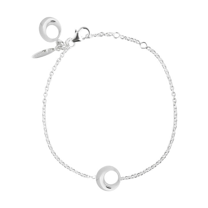 Orbit drop Bracelets silver in the group Bracelets / Silver Bracelets at SCANDINAVIAN JEWELRY DESIGN (OBT-B1S181-S)