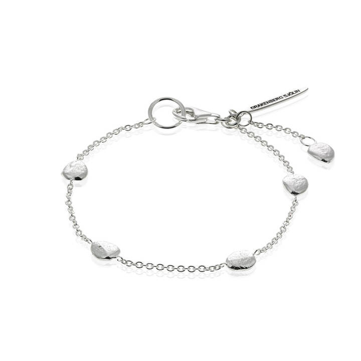 Pebbles Bracelets silver in the group Bracelets / Silver Bracelets at SCANDINAVIAN JEWELRY DESIGN (PES-B5M192-S)
