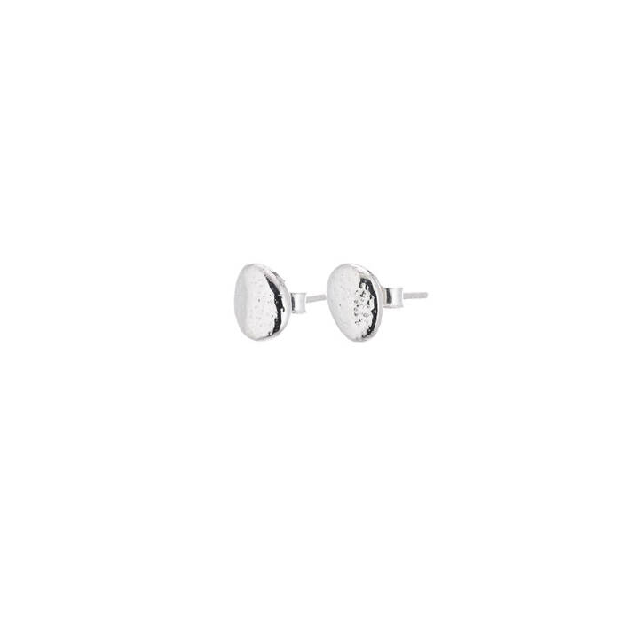 Pebbles Earring silver in the group Earrings / Silver Earrings at SCANDINAVIAN JEWELRY DESIGN (PES-E1M000-S)