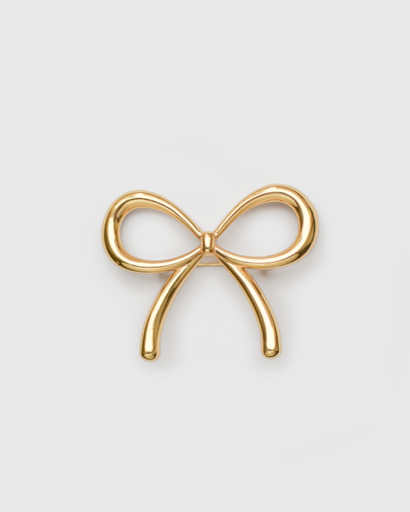 Ana Brooch Gold in the group Necklaces / Gold Necklaces at SCANDINAVIAN JEWELRY DESIGN (PG1002)