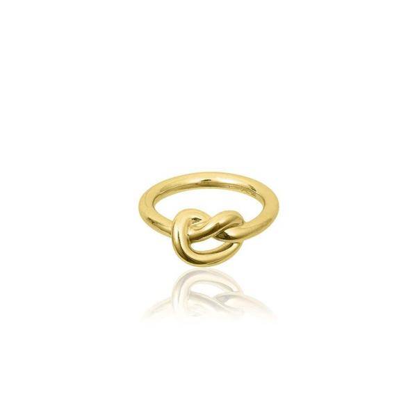 Knot Ring (Gold) in the group Rings at SCANDINAVIAN JEWELRY DESIGN (R1641GPS0)