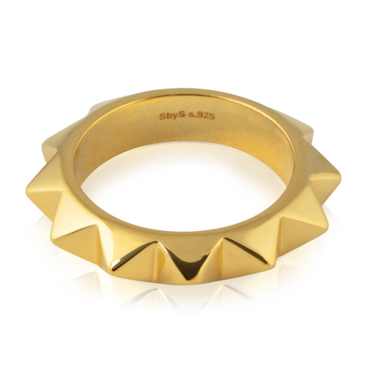 Pyramid Ring (Gold) in the group Rings at SCANDINAVIAN JEWELRY DESIGN (R1952GPS0)