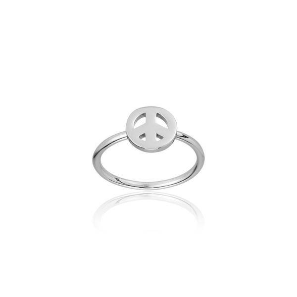 Peace Ring (silver) in the group Rings at SCANDINAVIAN JEWELRY DESIGN (R2101RHS0)