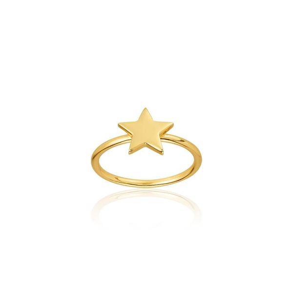 Star Ring (Gold) in the group Rings at SCANDINAVIAN JEWELRY DESIGN (R2103GPS0)