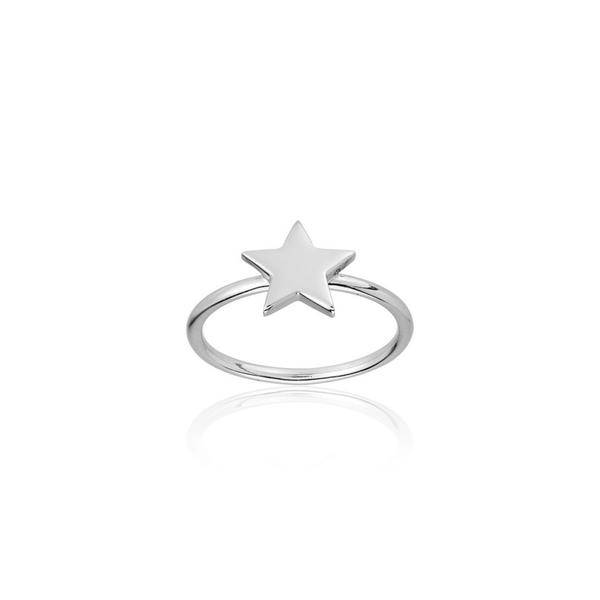 Star Ring (silver) in the group Rings at SCANDINAVIAN JEWELRY DESIGN (R2103RHS0)