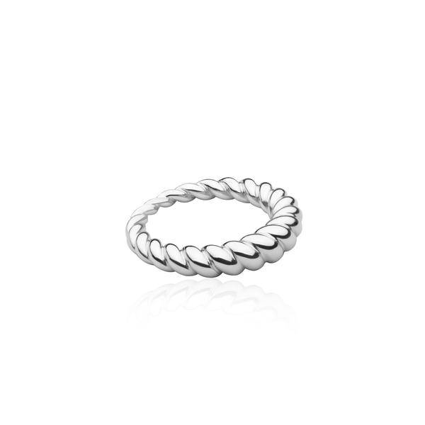 Twisted Ring (silver) in the group Rings at SCANDINAVIAN JEWELRY DESIGN (R2107RHS0)