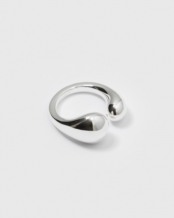 Bolded Drops Ring Silver in the group Rings / Silver Rings at SCANDINAVIAN JEWELRY DESIGN (RS1198)