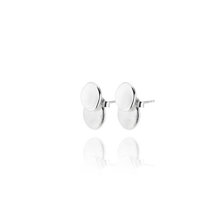 Rocky Shore medium Earring silver in the group Earrings / Silver Earrings at SCANDINAVIAN JEWELRY DESIGN (RSE-E1M000-S)