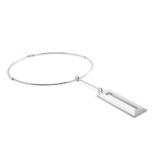 Rectangle Pendant silver in the group Outlet / Necklaces at SCANDINAVIAN JEWELRY DESIGN (S001-P)