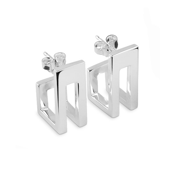 Assemble Earring silver in the group Earrings / Silver Earrings at SCANDINAVIAN JEWELRY DESIGN (S005)