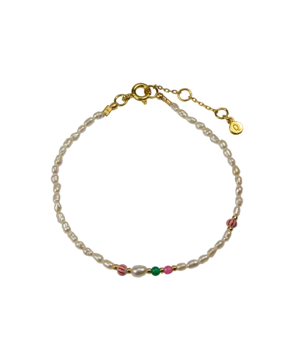 Leonora Bracelet Gold in the group Bracelets / Gold Bracelets at SCANDINAVIAN JEWELRY DESIGN (S08008-G)