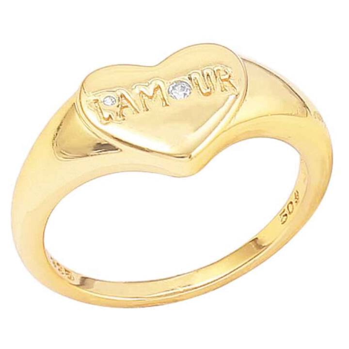 L'amour ring Gold in the group Rings / Gold Rings at SCANDINAVIAN JEWELRY DESIGN (S08224G)