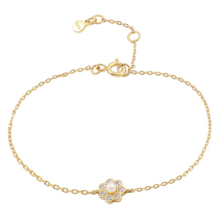 Aya Bracelets Gold in the group Bracelets / Gold Bracelets at SCANDINAVIAN JEWELRY DESIGN (S08260G)