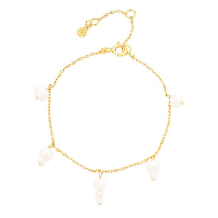 Esther bracelet in the group Bracelets / Gold Bracelets at SCANDINAVIAN JEWELRY DESIGN (S08439G)