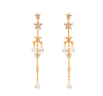 Stella luna grande earrings in the group Earrings / Gold Earrings at SCANDINAVIAN JEWELRY DESIGN (S08479G)