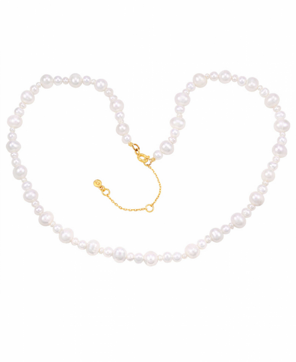 Josephine Necklace Gold in the group Necklaces / Gold Necklaces at SCANDINAVIAN JEWELRY DESIGN (S08558G)
