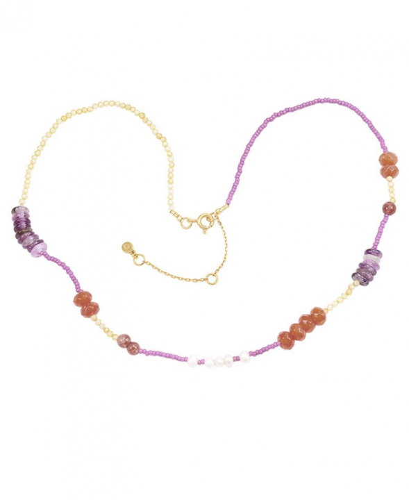 Elsie Necklace Gold in the group Necklaces / Gold Necklaces at SCANDINAVIAN JEWELRY DESIGN (S08569G)