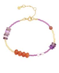 Elsie Bracelet Gold in the group Bracelets / Gold Bracelets at SCANDINAVIAN JEWELRY DESIGN (S08585G)