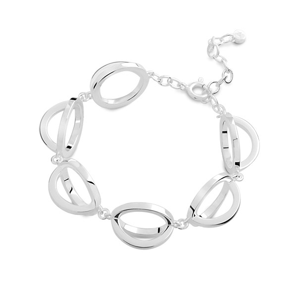 Orbit Grand Bracelets silver in the group Bracelets / Silver Bracelets at SCANDINAVIAN JEWELRY DESIGN (S413)