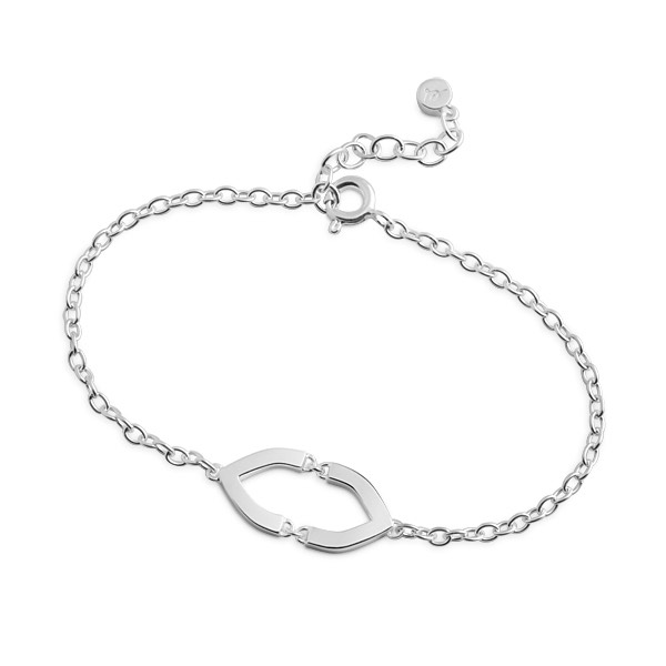 Petal Linked Bracelets silver in the group Last Chance / Bracelets at SCANDINAVIAN JEWELRY DESIGN (S515)