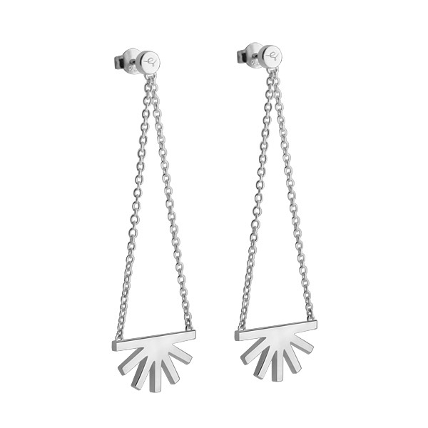 Shine Long Earring silver in the group Earrings / Silver Earrings at SCANDINAVIAN JEWELRY DESIGN (S545)
