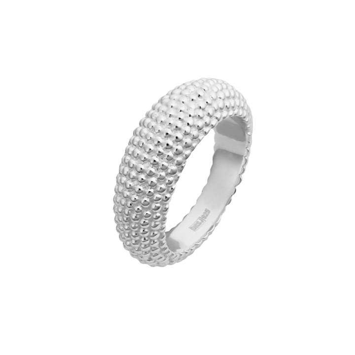 Stardust grande ring Silver in the group Rings / Silver Rings at SCANDINAVIAN JEWELRY DESIGN (SDT-R1L150)