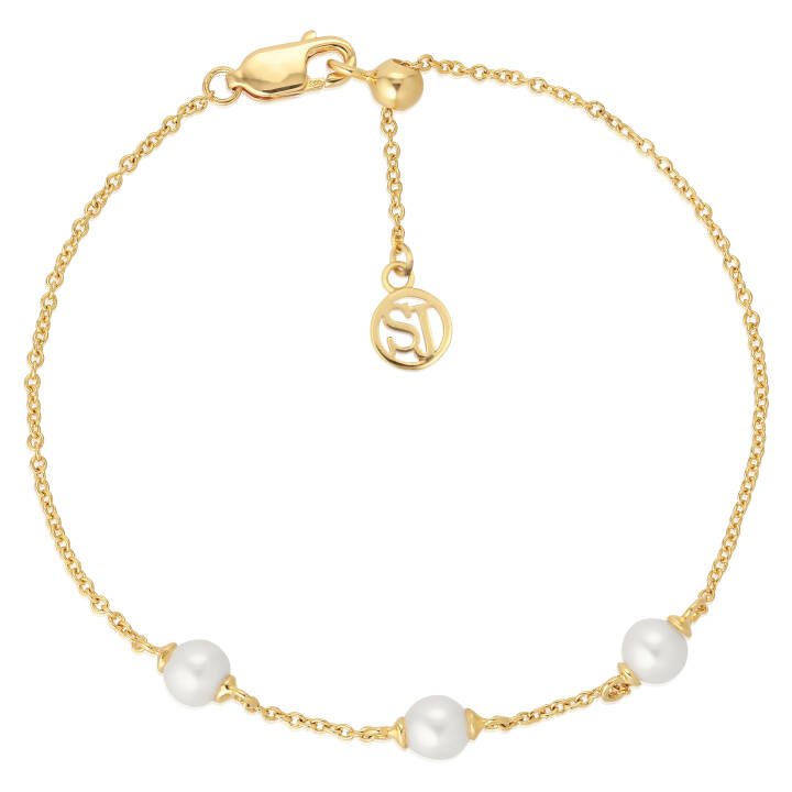 PADUA TRE Bracelets in the group Bracelets / Gold Bracelets at SCANDINAVIAN JEWELRY DESIGN (SJ-B22225-P-YG)